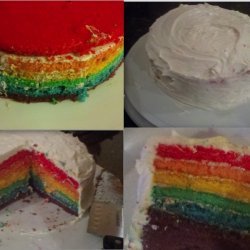 Rainbow Citrus Cake