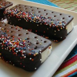 Dipped Ice Cream Sandwiches