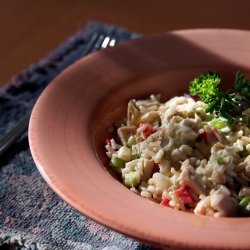 Curried Chicken, Artichoke, and Rice Salad