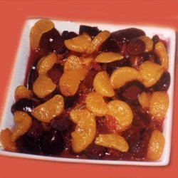 Beet - Orange Salad With Raspberry Vinaigrette