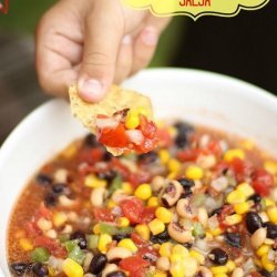 Black-Eyed Peas Black Bean Salsa