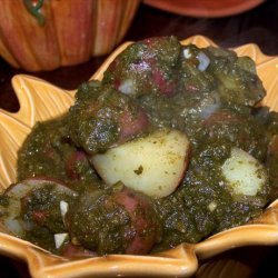 Indian Spinach and Potatoes