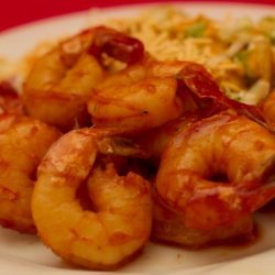 Spicy Glazed Prawns