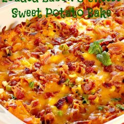 Sweet Potato, Apple, and Cranberry Bake