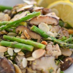 Sauteed Asparagus and Mushrooms