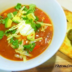 Mexican corn and bean soup