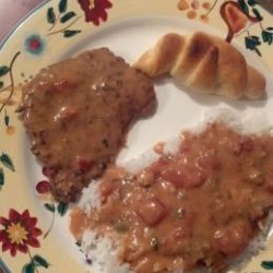 Easy Oven Steak With Creamy Tomato Gravy