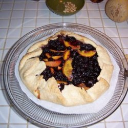 Nectarine and Blueberry Tart