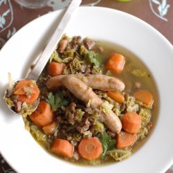 Cabbage Sausage Soup