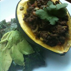 Curried Beef-Stuffed Squash