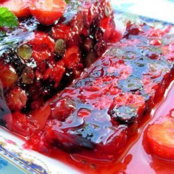 Summer Fruits Terrine or  Bodacious Berries in Wine Jelly!