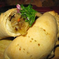 Beef-Potato Empanadas With Chimichuri Sauce