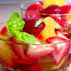 Strawberries and Oranges in Syrup