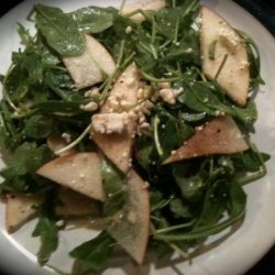 Arugula, Apple, & Goat Cheese Salad