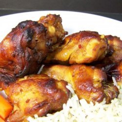 Apricot Glazed Sriracha Wings