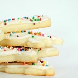 Sour Cream Cut-Out Cookies With Cream Cheese Icing