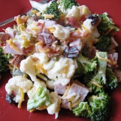 Cauliflower & Broccoli Salad