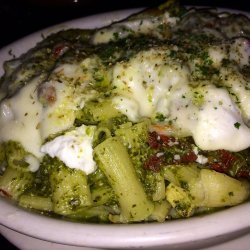 Pesto Chicken Mostaccioli