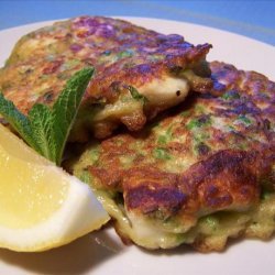 Pea & Halloumi Fritters