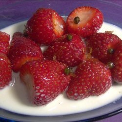 Berries With Pepper Sauce