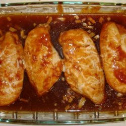 Sticky Peachy Chicken