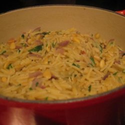 Toasted Orzo With Pine Nuts