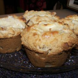 Pear, Date and Cream Cheese Muffins