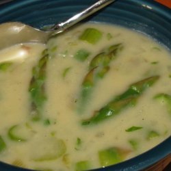 Cheddar Asparagus Soup