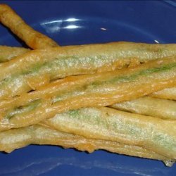 Vegetarian Planet Asparagus Wasabi Tempura