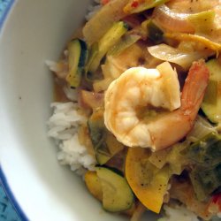 Shrimp with Masala and Coconut
