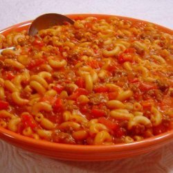 Cheesy Beef and Macaroni Goulash