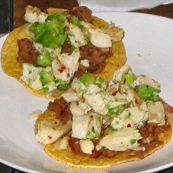 Chicken Avocado Tostadas