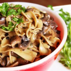 Mushroom Stroganoff