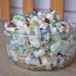 Broccoli and Cauliflower Salad