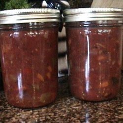 Three Tomato Vegetable Sauce (Canning)