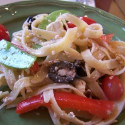 Fettuccine and Feta Salad