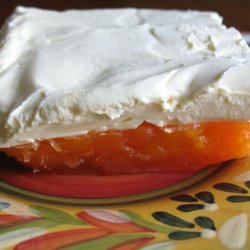 Orange Jello Dessert