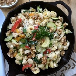 Chicken Tortellini Skillet for 2