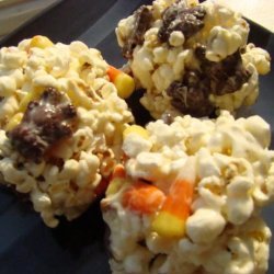 Loaded Candy Popcorn Balls