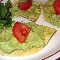 Avocado Tortilla Chip Rounds