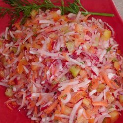 radish slaw-NY style