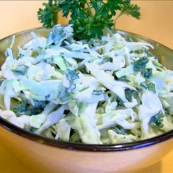 Cabbage Parsley Coleslaw