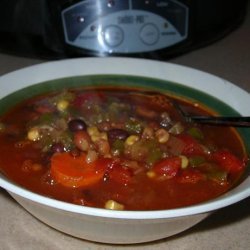 Pantry Clearing Chili Bean Soup