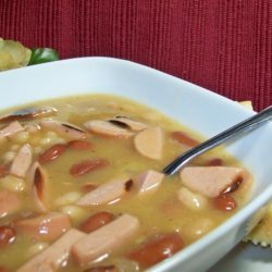 Hot Dog Bean Soup