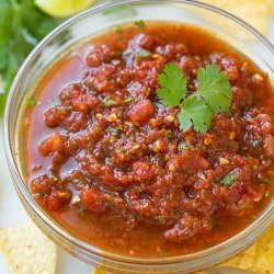 No Cook Tomato Salsa