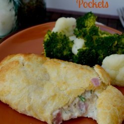 Chicken Cordon Bleu Pockets