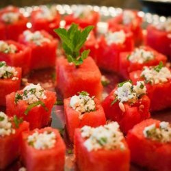 Fresh Watermelon & Mint Salad With Feta