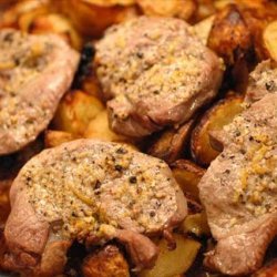 Butterflied Lamb with Garlic Butter