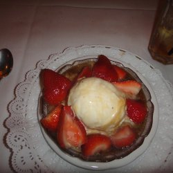 Strawberries Flambé