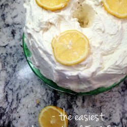 Lemon Angel Food Cake